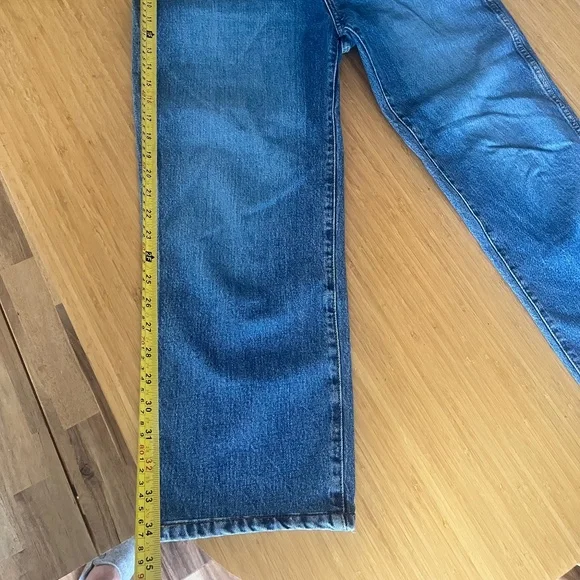 Sezane L'iconique Droit Trousers Denim - Size 8 - Picture 3 of 9